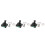 3X Joystick  AC 240V 5A 4NO 4NC Momentary 2.5mm Fixing Thread Joystick 1