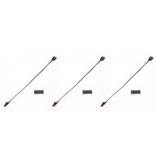 3X for 3PIN RGB to Standard ARGB 3-Pin 5V Adapter Connector RGB Cable for Fan/Lighting Node/Commander