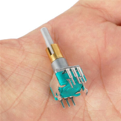 15PCS EC11EBB24C03 Dual Axis Encoder with  30 Positioning Number 15 Pulse Point Handle 25mm 2