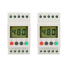 2X Voltage Detection Relay SVR1000 Voltage Protection Digital Single Phase Monitoring Protection Relays,ACDC 24-48V