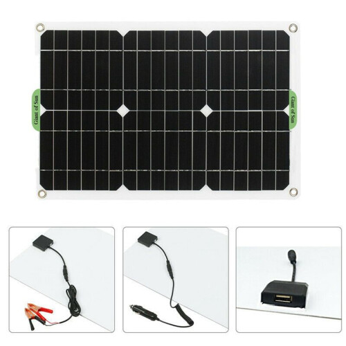 2X 180W Solar Panel Kit 12V Batterie Ladegerät mit 100A Controller Für Wohnwagen Boot RV 1