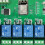 3X ESP8266 WIFI 8 Channel Relay Module ESP-12F Development Board Power Supply 5V/7-28V Wireless WIFI Module 6