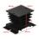 9PCS Heatsink PID Temperature Controller Heat Sink for Solid State Relay and SSR Radiator Module Black for SSR-10,25,40A 5