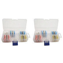 100X Waterproof Welding Sealed Heat Shrinkable Butt Joint and Terminal Electric Wire Connector Welding Bushing