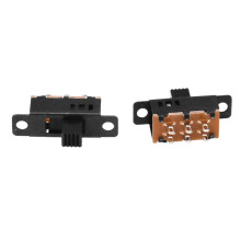 40Pcs High Knob 6 Pin 3 Position DPDT Panel Slide  0.5A 50V