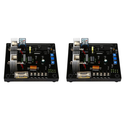 2X POW50A AVR 30A Automatic Voltage Regulator for Brush and Brushless Generator Stabilizer Control Adjuster Module Parts