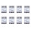 8X Single Phase Solid State Relay - SSR-40DD 40A DC3-32V DC5-60V White+Silver 1