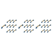 8 Klemmen Sammel Schienen Klemmen Block 30 Pack Messing Draht Schraube Klemme für Auto Boot Marine Boden Strom Verteilung