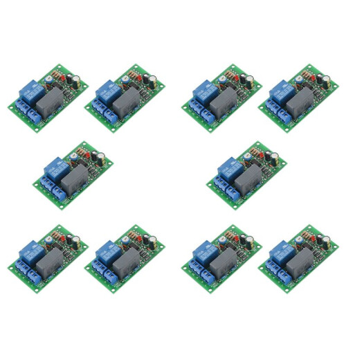 10X Scheda Relè 220V, Accensione, Ritardo, Modulo Circuito, Interruttore Corridoio, Luce Scale, D1B5