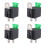 4X 12V 30A 4 Pinos SPST Auto Relé para Veículo Normalmente Abridor Interruptor Interruptor 1