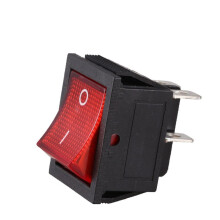 10X Red Light Illuminated 4 Pin DPST /OFF Snap in Rocker 16A 20A 250V AC