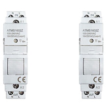 2X Tuya  Life ZigBee 16A Din Rail 1P  KWh Meter with  Monitor Timer Support App Remote Control