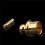 16Pcs Socket Cover Cap Gold Plated RCA Cap Plug Short-Circuit Socket Phono Connector Shielding RCA Shielding Plug 10