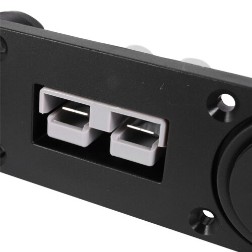 5X Flush Mount for Anderson Plug Socket Double USB Charger Socket Panel for Caravan  Boat Truck 2