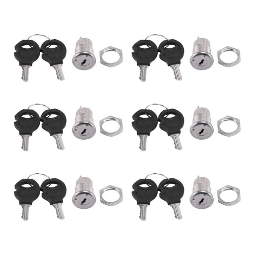 6X  Off Two Terminals Keyswitch Keylock  W Keys