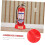 Luminous Fire Extinguisher Mount Bracket Set 3pcs for Car and Office, Durable Secure Holder 5