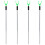 4X Support de Poteau de Peche En Metal Reglable 1