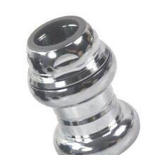 2pcs 22.2mm Bicycle Headset 1 Inch Fixed Gear Racing Bike Headset Bearing Fixed Gear Aluminium Alloy Headset,Silver