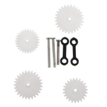 2 set Syma Full Set Replacement Parts for Syma S107 RC Helicopter, Main Blades, Main Shaft,Tail Decorations, Tail Props