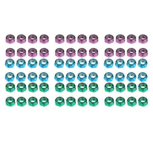 Accessori Hardware per Longboard Dadi Dadi Ruota per Camion Skateboard 72 Pezzi