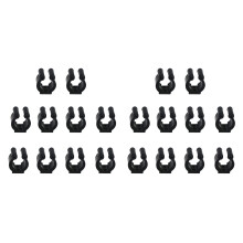 20 Pcs Fishing Pole Rod Storage Clip/ Billiards Snooker Cue Locating Clip Holders/ Fishing Rod Storage Rack