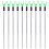 10X Support de Poteau de Peche En Metal Reglable 1