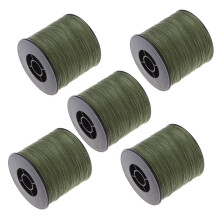 5Pcs 300M Fishing 100 LB 0.55mm Strong PE Braid Green