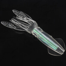 15Pcs Glow Luminous Silicone Squid Lures Soft Squid Skirt Bait Artificial Lure for Saltwater Fishing