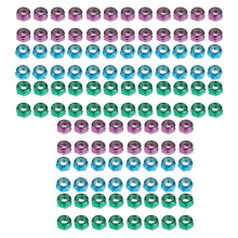 120Pcs Skateboard Truck Wheel Eje Tuercas de Tornillo Longboard Hardware Accesorios