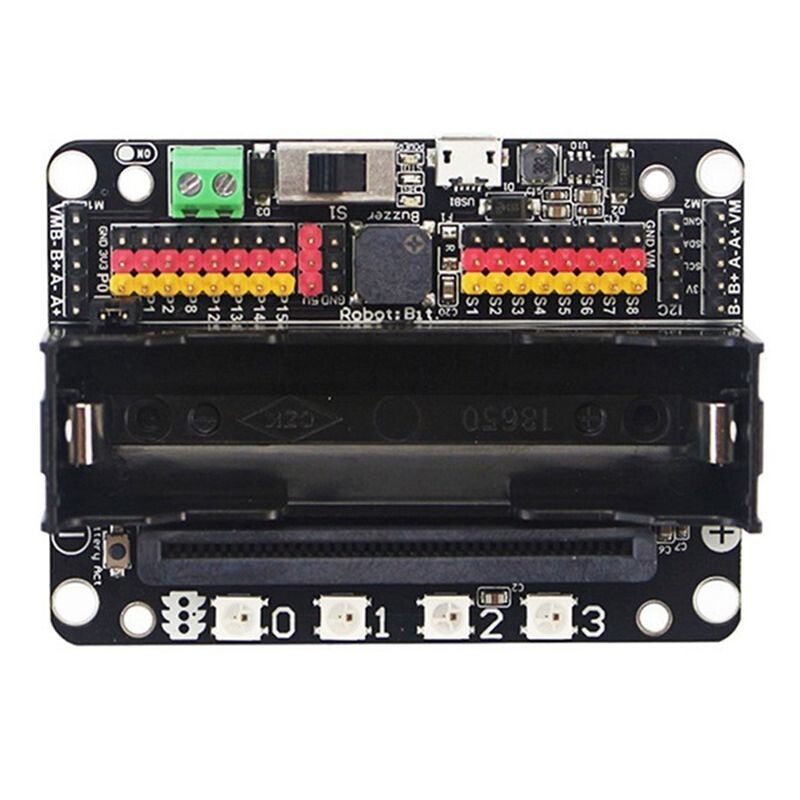 3X Micro: Bit Expansion Board Robotbit V2.0 Supports Makecode Offline ...