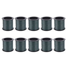 10X Fio de Pesca Trançado de Nylon 30Lb 300M 11Kg para Trem de Isca