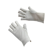 Fingerlose Handschuhe, Rutschfest, UV-Schutz, Autofahrerhandschuhe, Sommer-Outdoor-Handschuhe für Damen und Mädchen, Grau