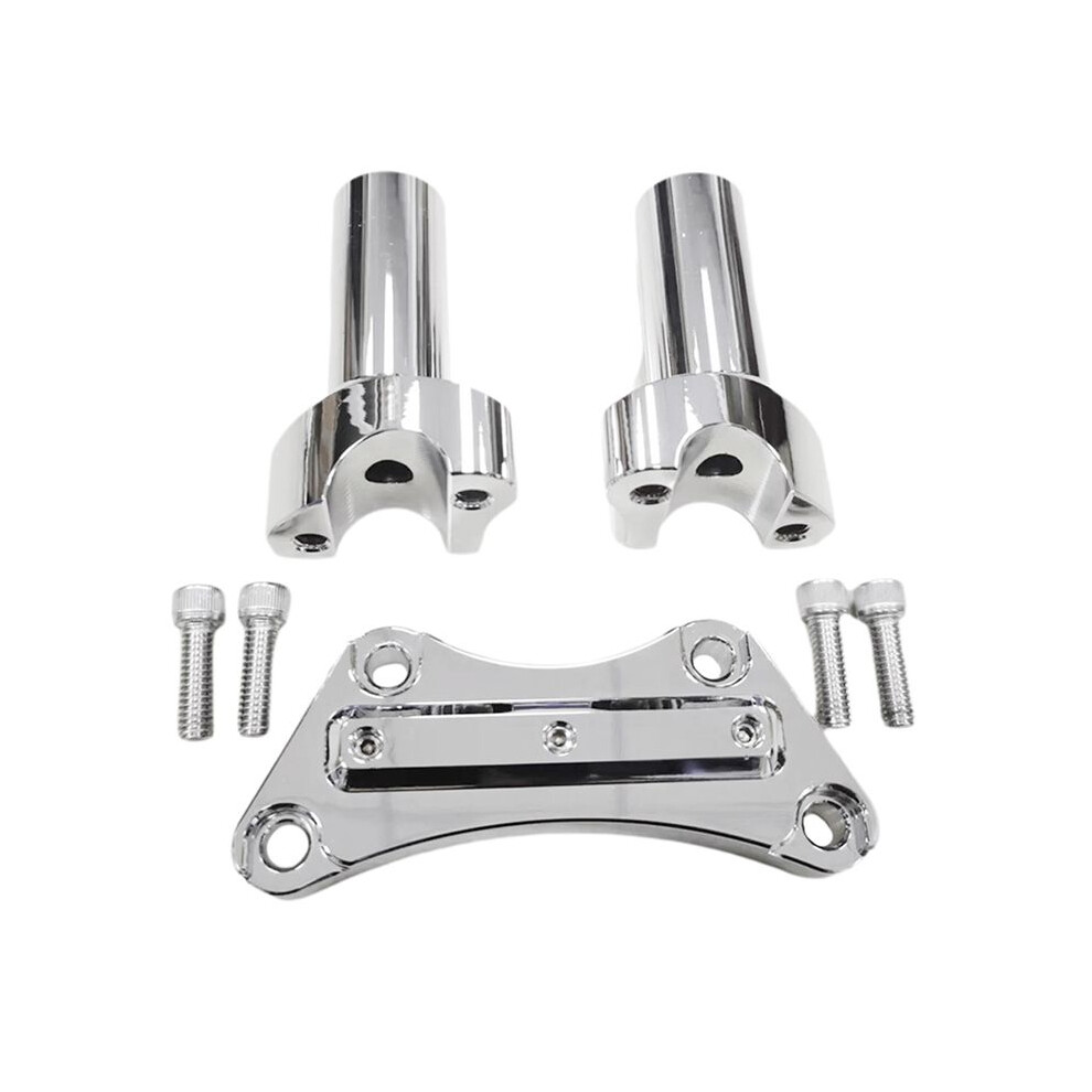 3.5Inch Straight Handlebar Riser Top Clamp For 1Inch Bar Dyna Sportster Softail 6033957370258