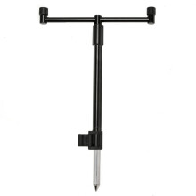 Halter für Karpfenangeln, Legierung, Höhenverstellbar, Universelle Länge, Verstellbar, Feste Bankstick-Rutenauflage, 25 cm