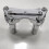 Braçadeira Superior de Riser de Guiador Reto de 3,5 Polegadas para  1 Polegada Bar Dyna Sportster Softail 10