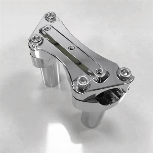 Braçadeira Superior de Riser de Guiador Reto de 3,5 Polegadas para  1 Polegada Bar Dyna Sportster Softail 2