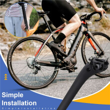 MTB-Sattelstütze Aus Carbonfaser, 27,2 Mm, für Mountainbikes/Rennräder, Matt, Fahrradteile, 400 mm