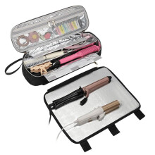 Reisetasche für Haar-Tools, Organizer für Haar-Styling-Tools, Aufbewahrungstasche für Glätteisen, Haarglätter, Lockenstab-Zubehör