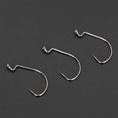 Wide Belly Crank Hook Luya Crank Hook Red Worm Hook Fish Hook 3/0