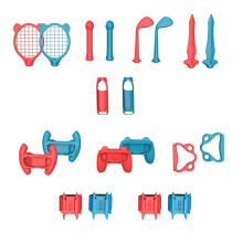 18 in 1 Accessories Kit for Sports Games, Tennis Rackets, Grips Clubs, Wristbands Leg Strap