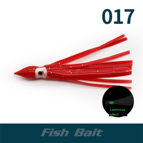 Leuchtender Oktopus-Weichköder, PVC-Oktopus-Köder, Mehrfarbig, Künstlicher Fischköder, Meeresfischerboot, Angelköder 017 1