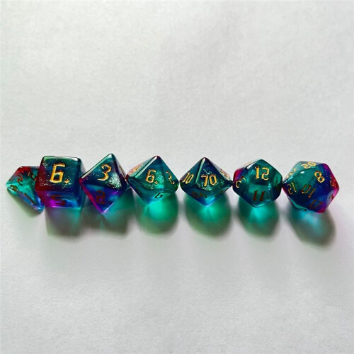 Two-Color Set Multi-Sided Digital Dice Dragon & Dungeon Game Board Game 2