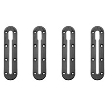 4X Kajak Rutschen Gleis Schienen Halterung DIY Zubehör Angeln Ruten Halter Montage Basis Rack Kompatibler RAM