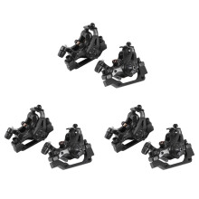 3X Bicycle Front Rear Disc Brake Caliper for XC MTB Mountain Bike Speed Clip Dual Piston Mechanical Disc Brake Set