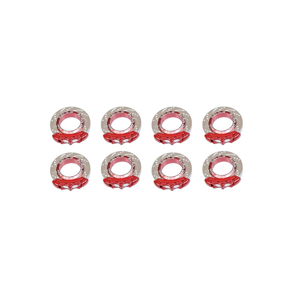 Dglilo 8Pcs Metal Brake Caliper Brake Disc For 1/28 Rc Drift Touring Car K969 K989 -Q -Z -D Parts 4762167111642