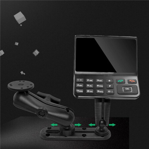 4X Support de Rails de Glissière de Kayak Accessoires de Bricolage Support de Canne à Pêche Support de Base de Montage Compatible RAM 1