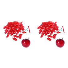 2X 3D Crystal Puzzle - Red-