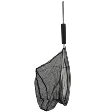 3X Aluminium Landing Fly Fishing Fish Saver Nylon Knotless Mesh Trout Hand Net
