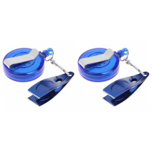 2X Fly Fishing Nippers Cutter Clipper Tie Fast Nail Knot Tying Tool with Fishing Zinger Retractor Snips Tools Kit