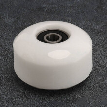 Skateboard Wheels with Bearings 52X30mm Street PU Wheels Skateboard Parts Longboard Wheels (Set of 20) White